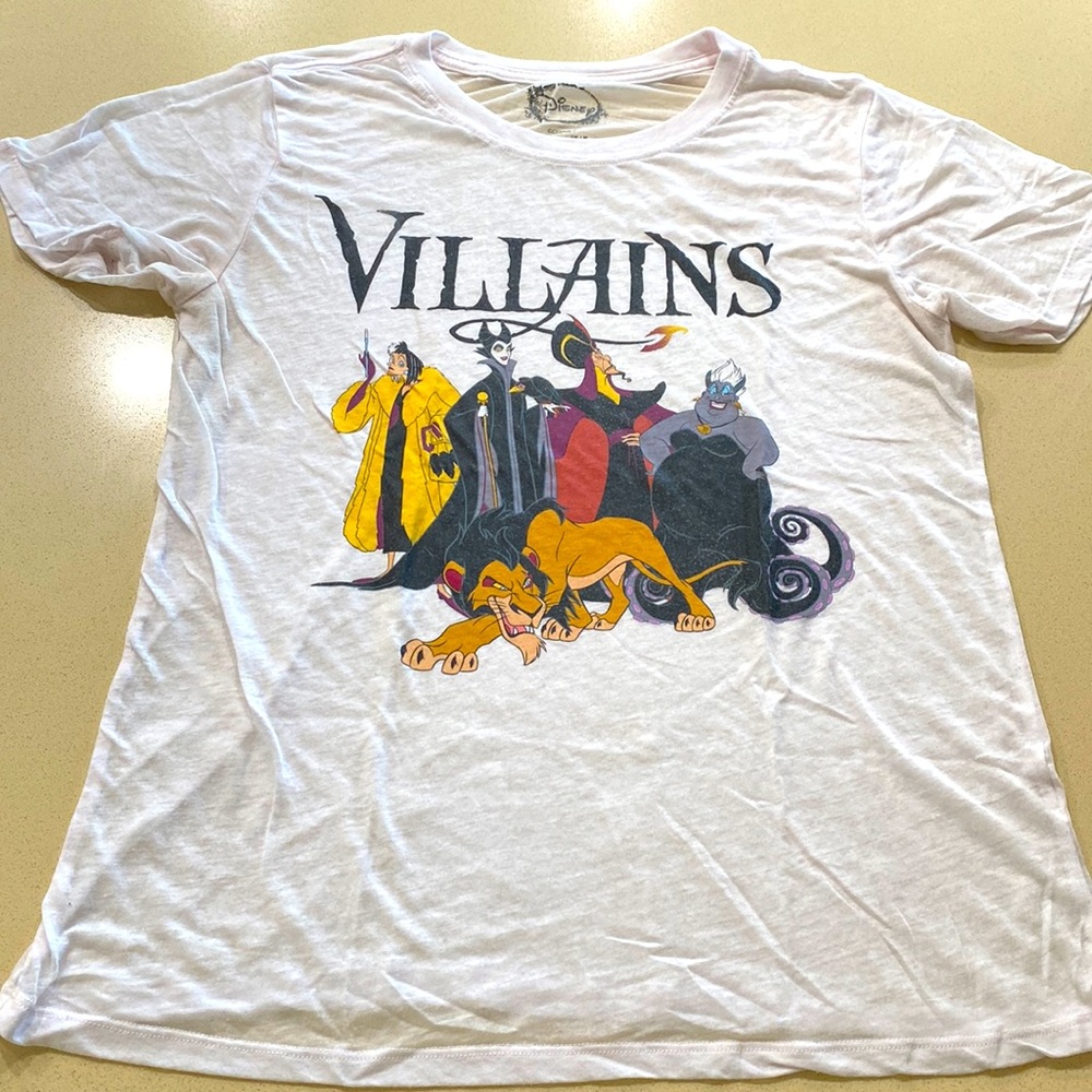 Disney Villains white tee
